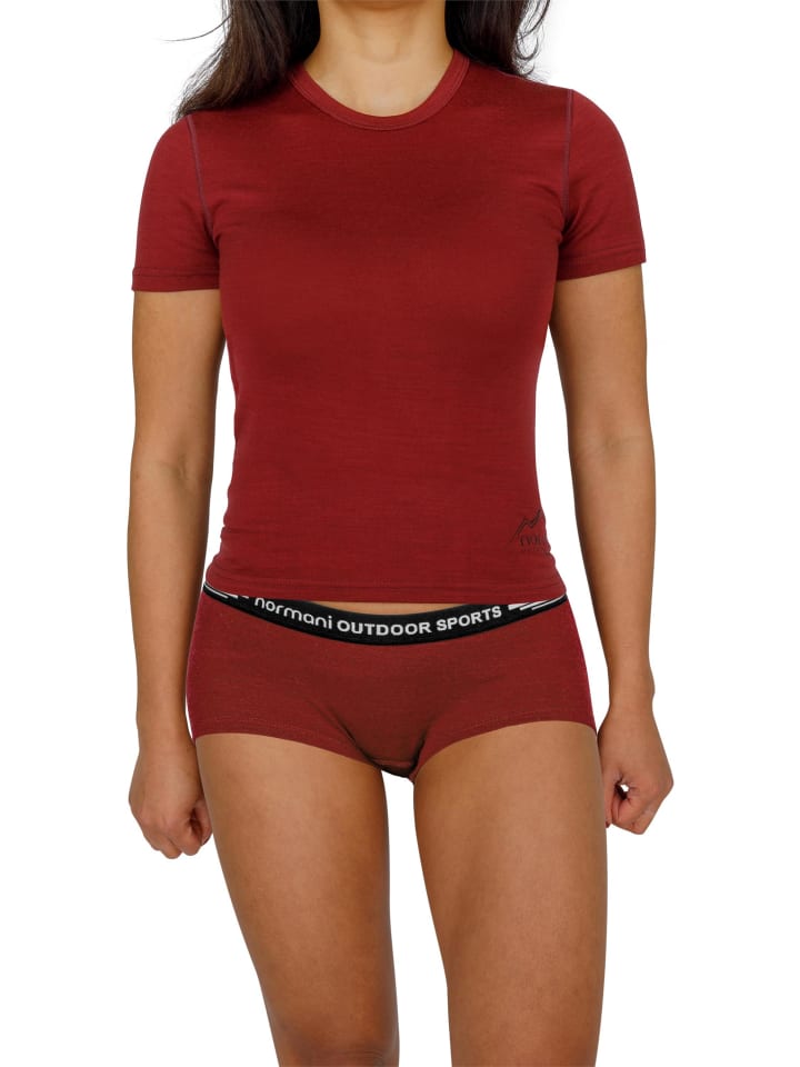 

Трусы Normani Outdoor Sports Damen Merino Boxershorts „Morwell“, красный