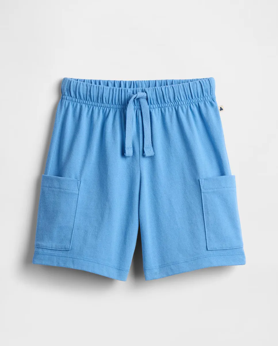 

Шорты карго babyGap на резинке, светло-голубой