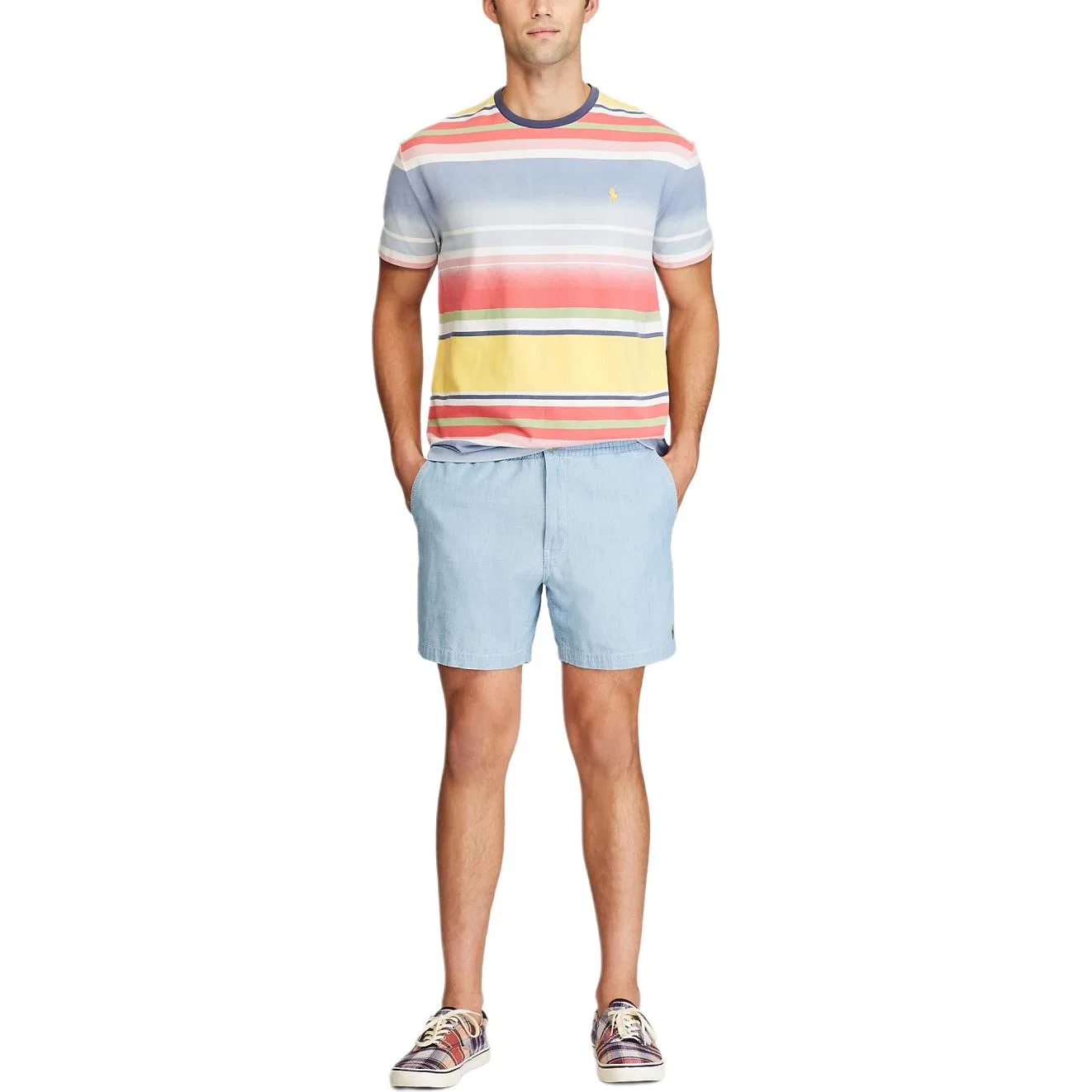 Футболка Polo Ralph Lauren Men's Multicolor Crew Neck — фото 3