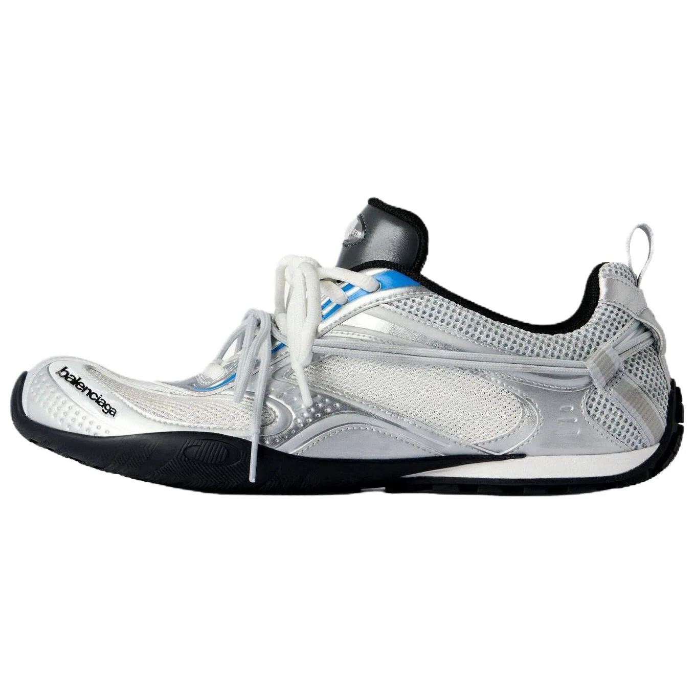 Кеды Balenciaga Radar Gradient Lines Low Top Silver