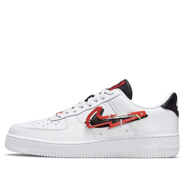 

Кроссовки air force 1 '07 premium 'carabiner - white habanero red' Nike, белый