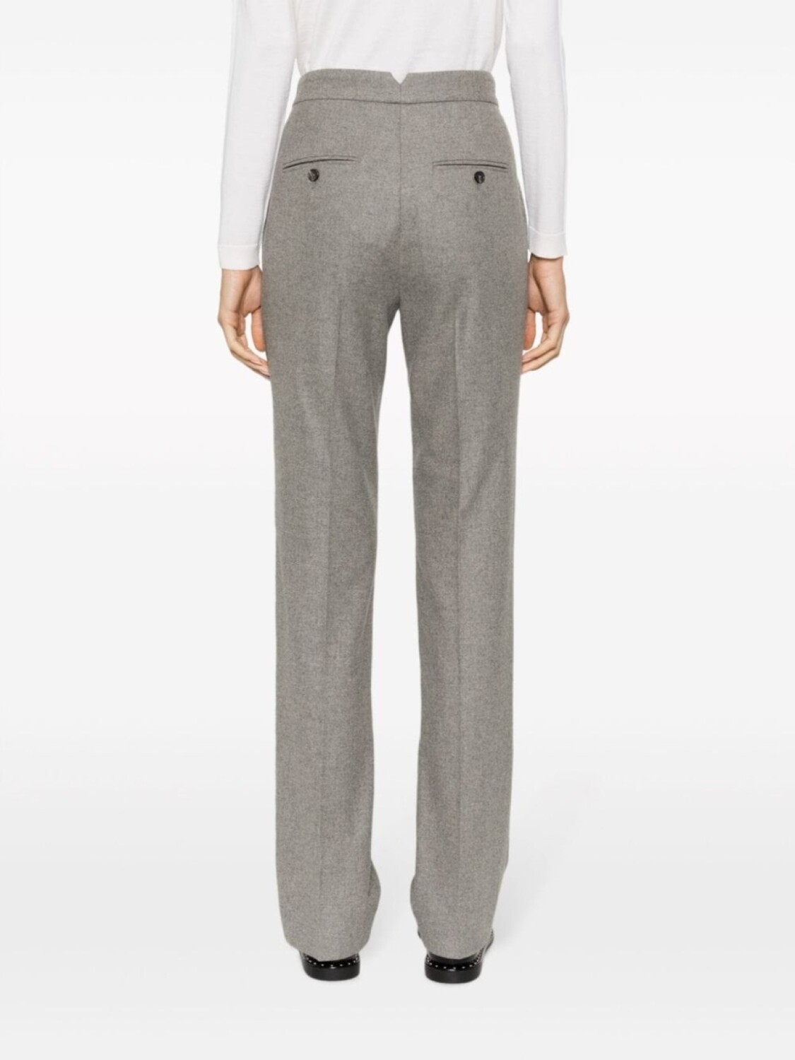 Ralph Lauren Collection Alecia tailored trousers, серый — фото 4