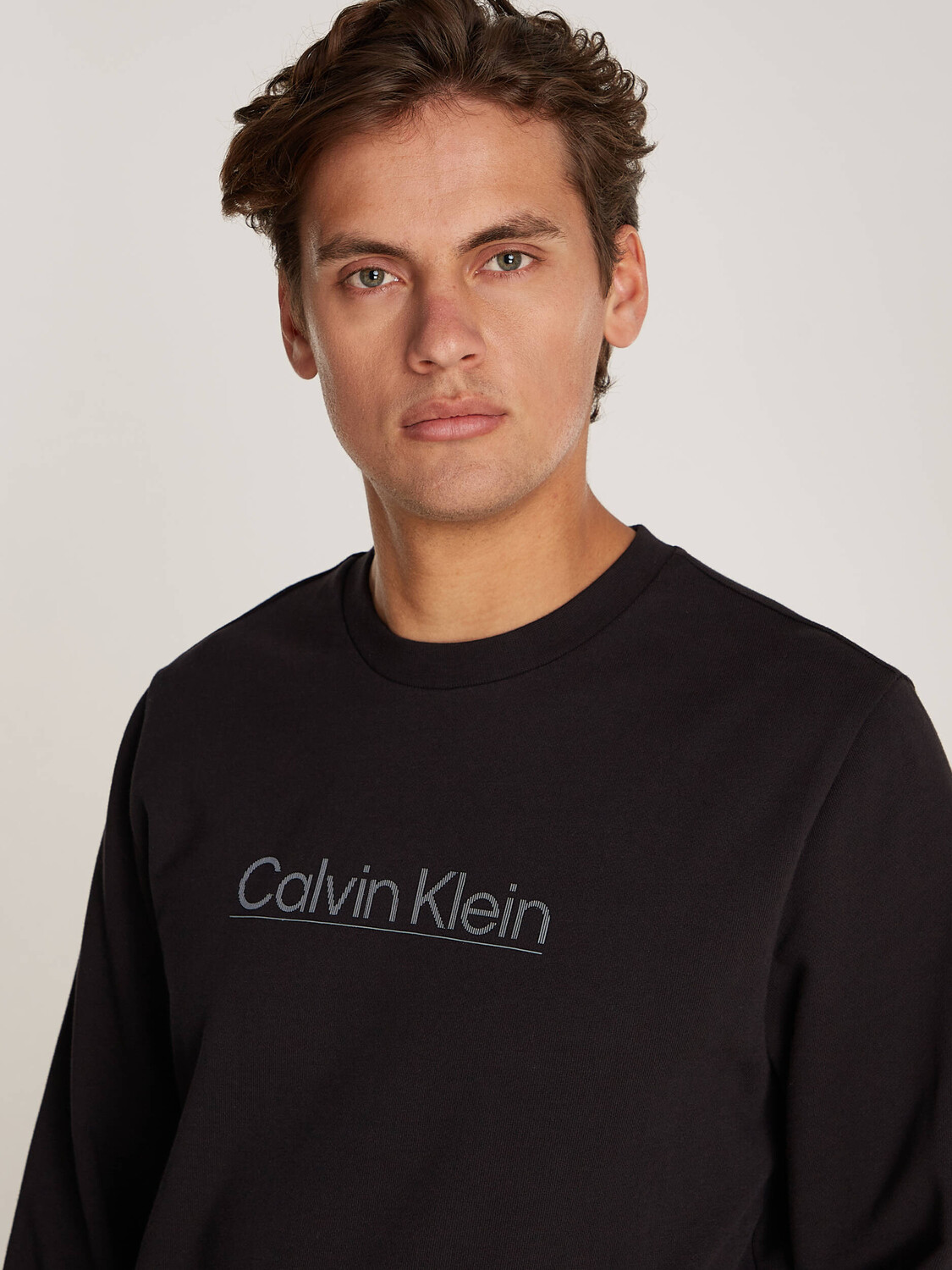 Толстовка Calvin Klein Regular Fit, черный — фото 3