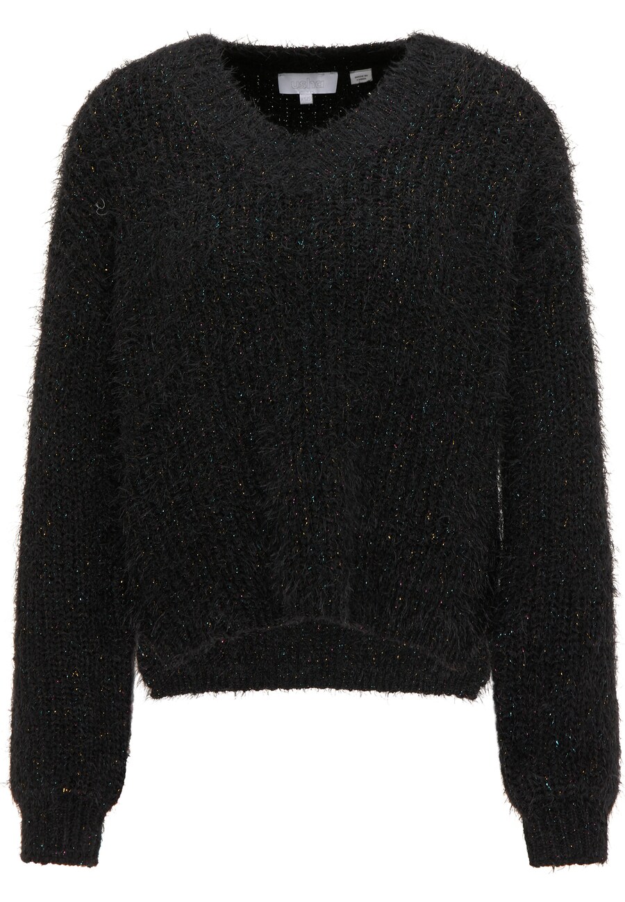 

Базовый свитер usha WHITE LABEL Sweater, черный
