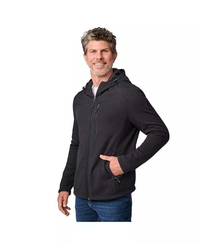 

Мужская куртка Brisk из кабельной флисовой ткани Free Country, черный