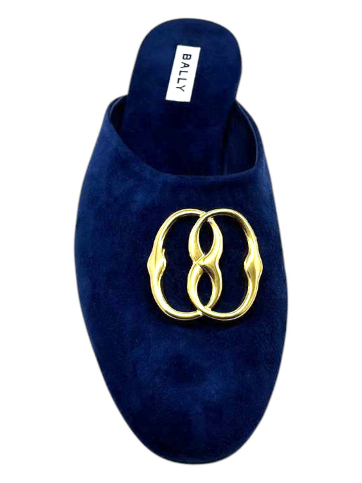 Мужские тапочки из морской замши Bally Gylon 6303993, синий — фото 2