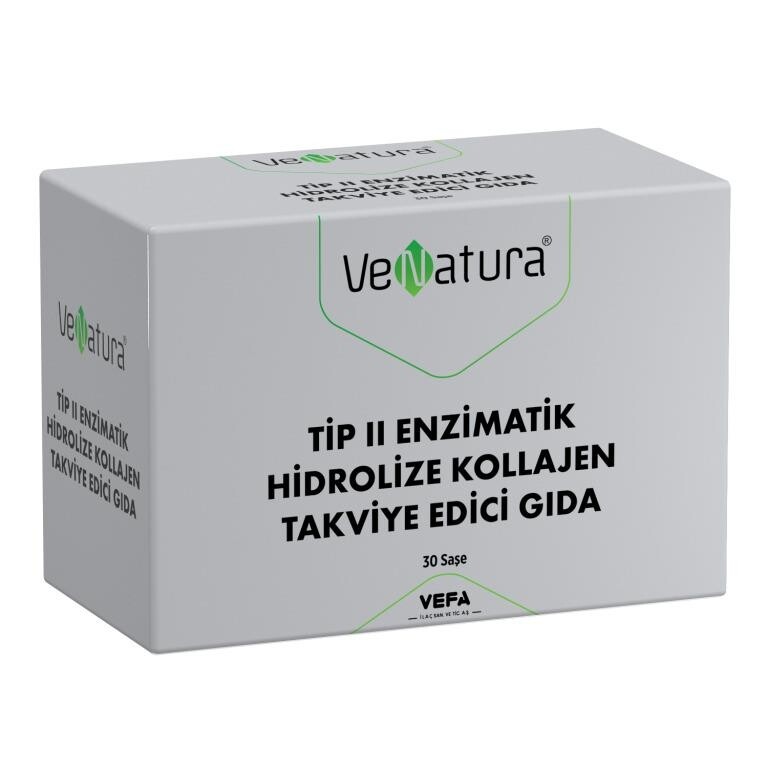 

Ферментативный гидролизованный коллаген Venatura Type II 30 пакетиков