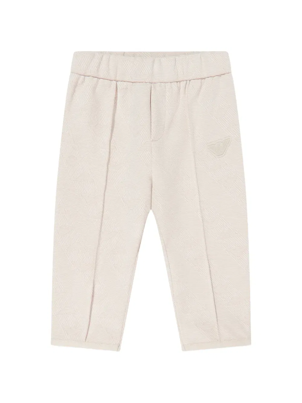 Спортивный костюм с капюшоном и узором Emporio Armani Kids, нейтральный — фото 4