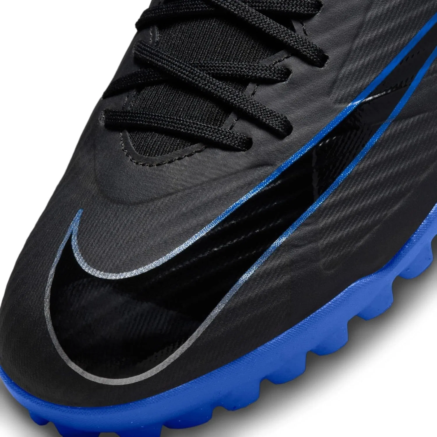 Мужские кроссовки Nike Zoom Superfly 9 Academy TF высокого качества, Black Blue Black Chrome Hyper Royal — фото 4