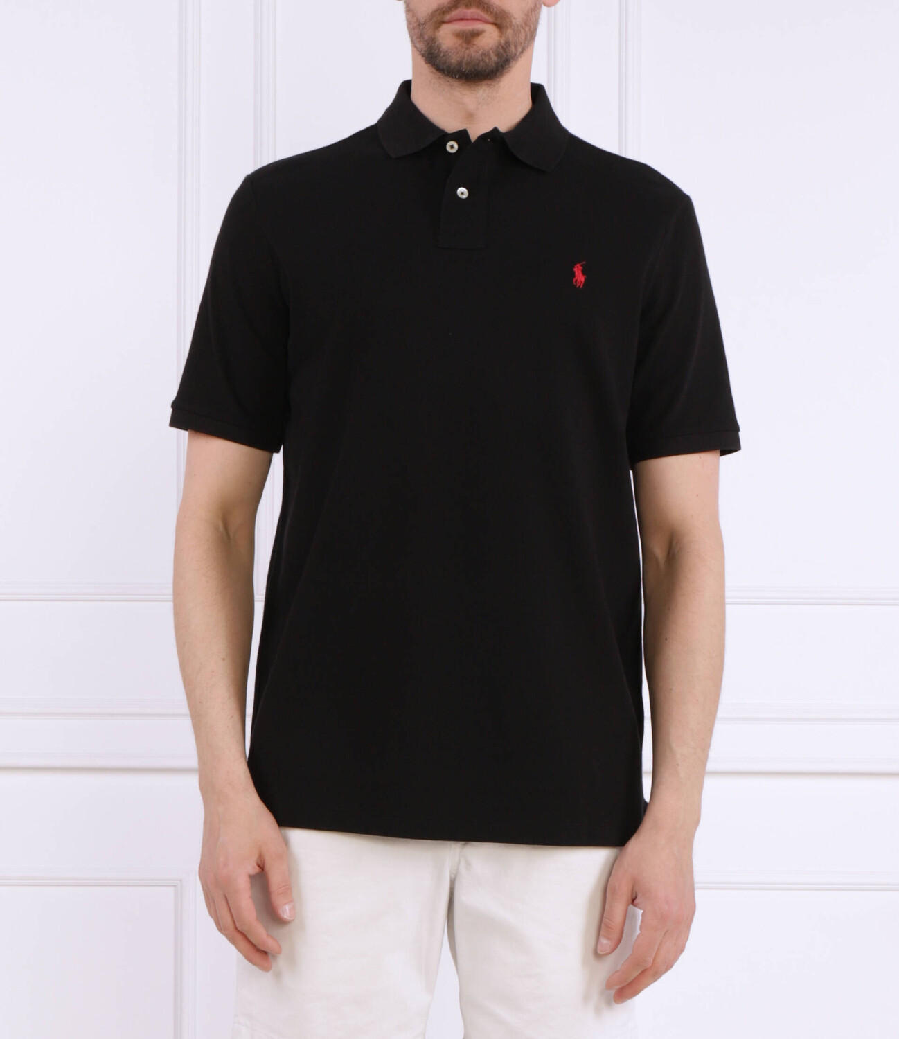 

Поло POLO RALPH LAUREN Classic fit pique, черный