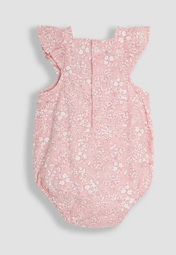 Комбинезон прямого кроя с присборенным лифом и повязкой на голову Jojo Maman Bébé, Pink Floral — фото 2