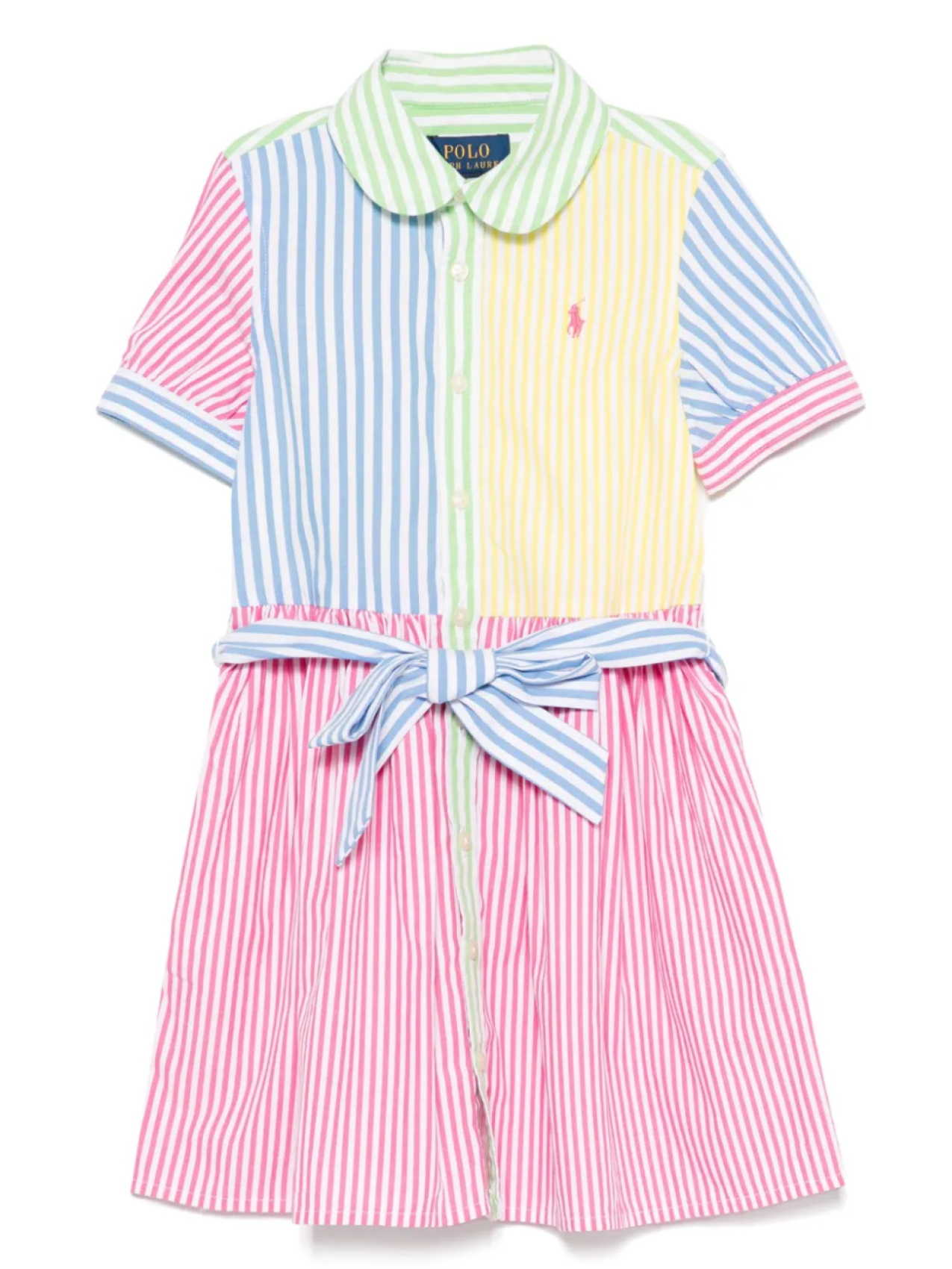 

Полосатое платье POLO RALPH LAUREN KIDS, синий