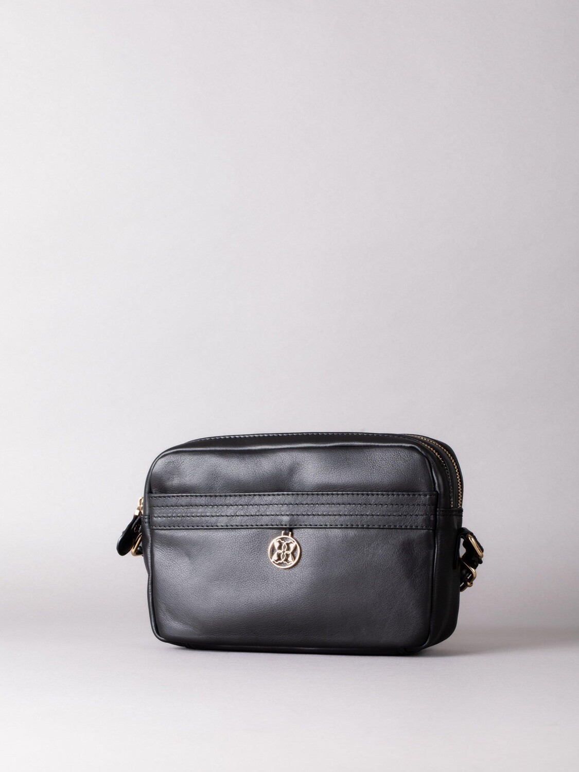 

Кожаная сумка через плечо 'Cartmel' свободного кроя Lakeland Leather, черный