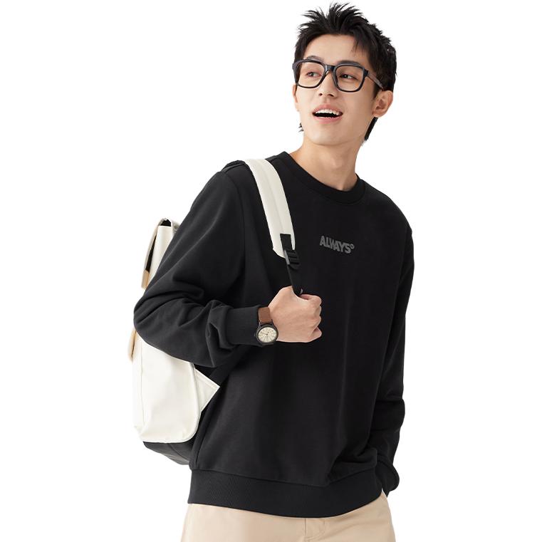 

361° Свитшот мужской Super Black с круглым вырезом Moderate Regular