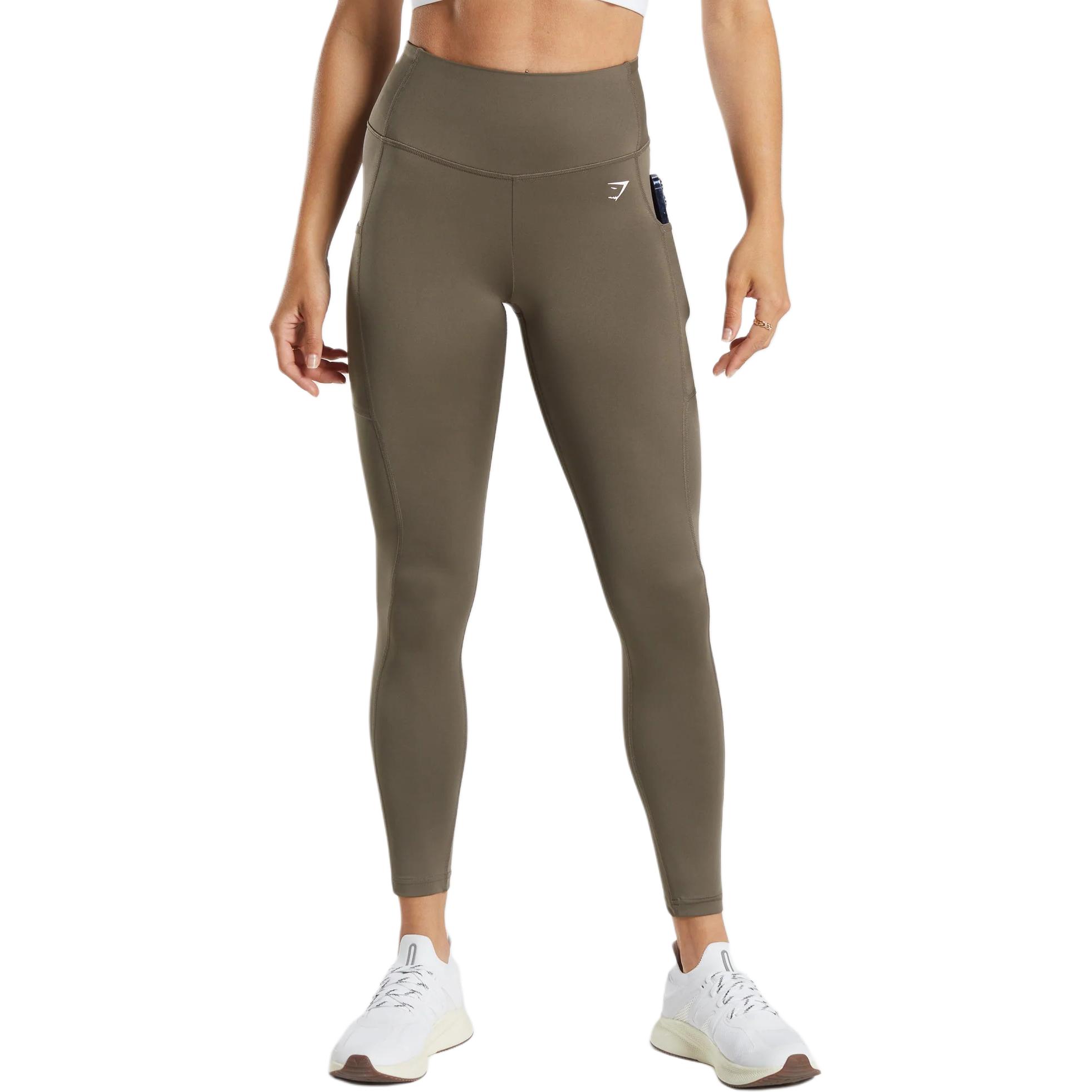 

Легинсы женские камуфляж коричневые GYMSHARK