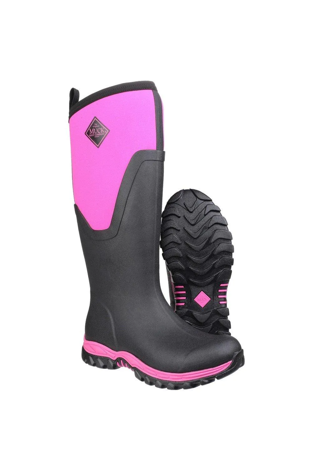 Женские резиновые сапоги Muck Boots Arctic Sport II высокие, розовый — фото 3