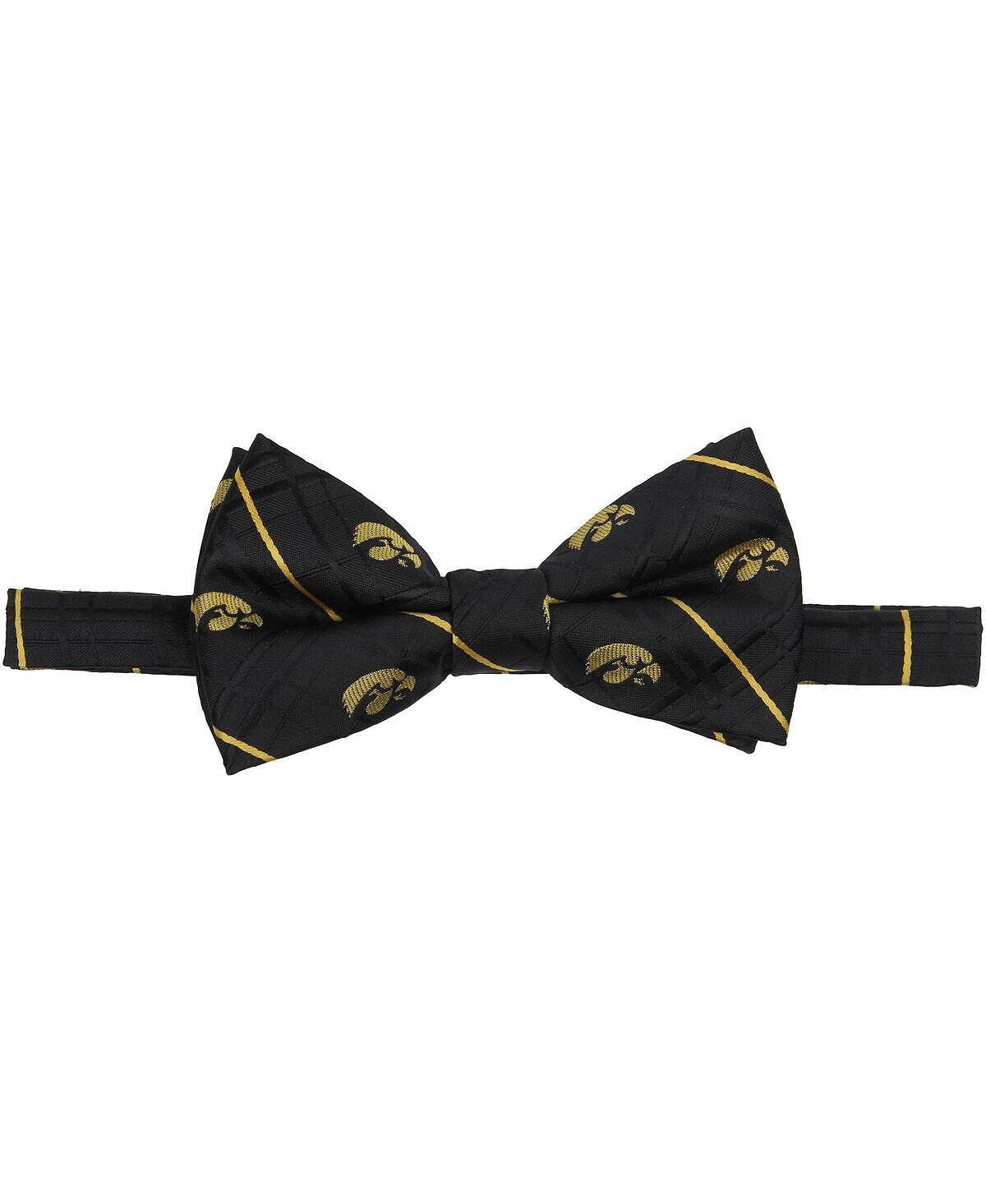 

Мужской черный оксфордский галстук-бабочка Iowa Hawkeyes Eagles Wings