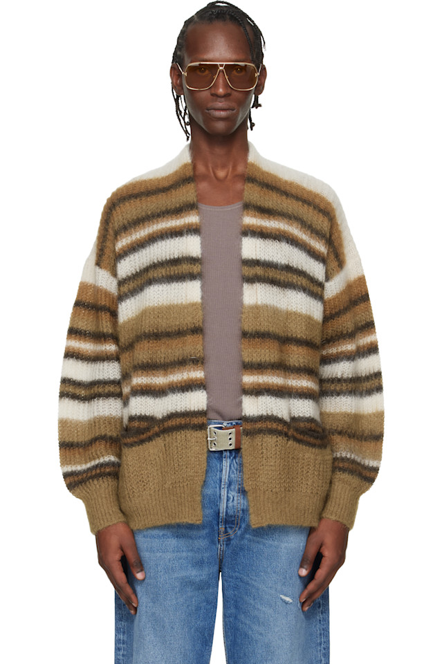 

Isabel Marant Кардиган Danah коричневого и кремового цвета