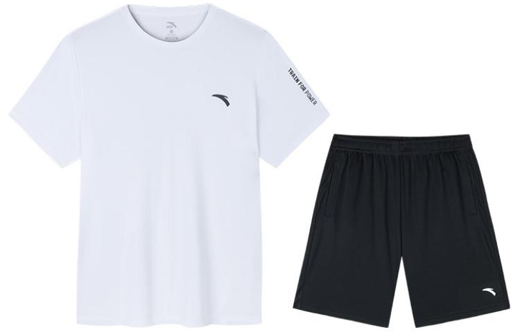 

Anta Variety Training Collection Повседневная спортивная одежда Мужской чистый белый Спортивный костюм