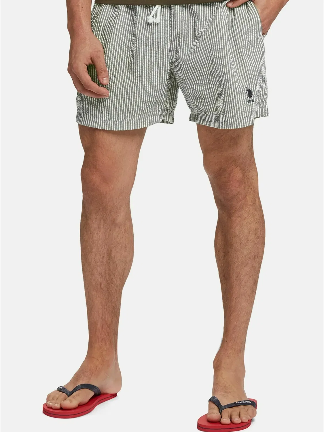 Обычные брюки 'UMBRIGGS' U.S. Polo Assn., Dark Green — фото 3