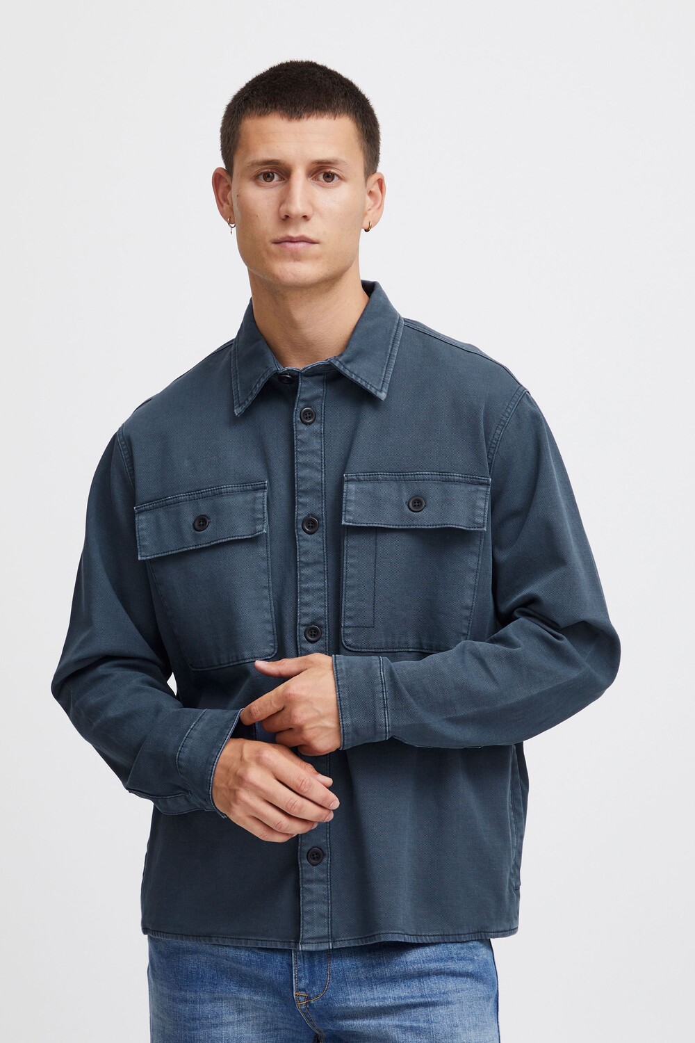 

Куртка BLEND Hemdjacke Shacket 20715904, синий
