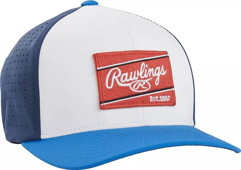 

Кепка FlexFit с вентиляцией для взрослых Rawlings, белый