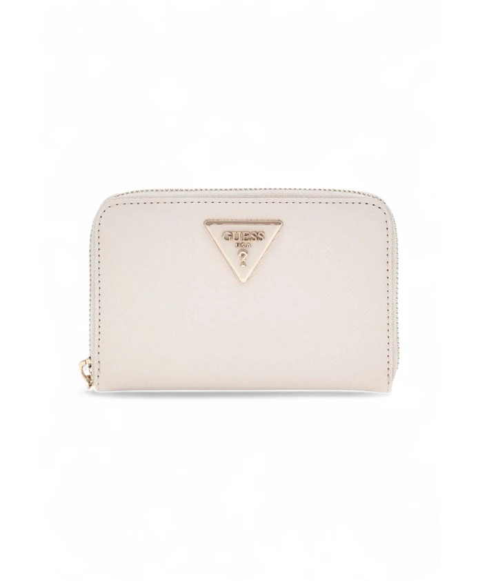 

Мини-Кошелек из сафьяновой кожи с лавровым листом Guess, белый