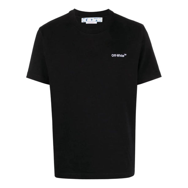 

Футболка helvetica short-sleeve tee Off-White, черный