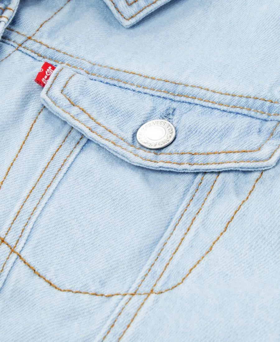 Детская куртка-бомбер с пуговицами спереди, размеры 2T-6X Levi's, Wow Me Over — фото 3