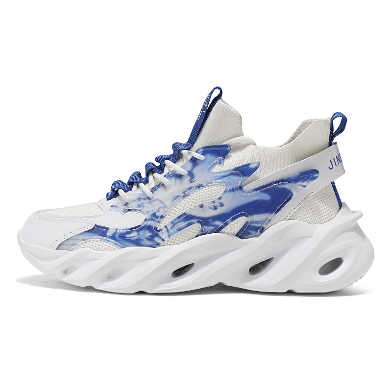 

Низкие массивные кроссовки мужские PNKE, White Blue