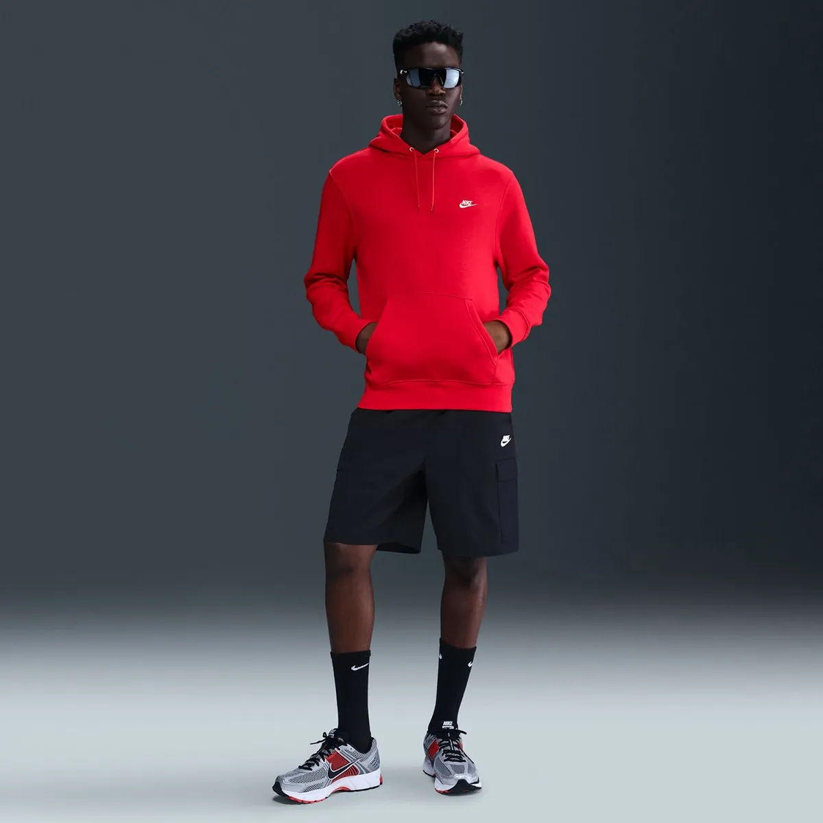 

Мужская толстовка Club Nike, красный