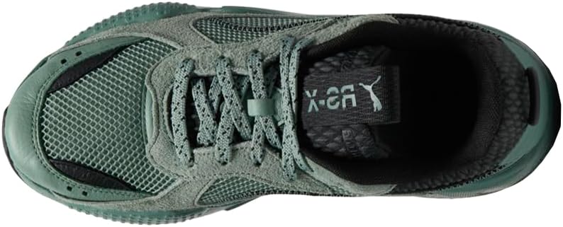 Мужские кроссовки PUMA Rs-X New Mono с шнуровкой - повседневные, зеленые — фото 4