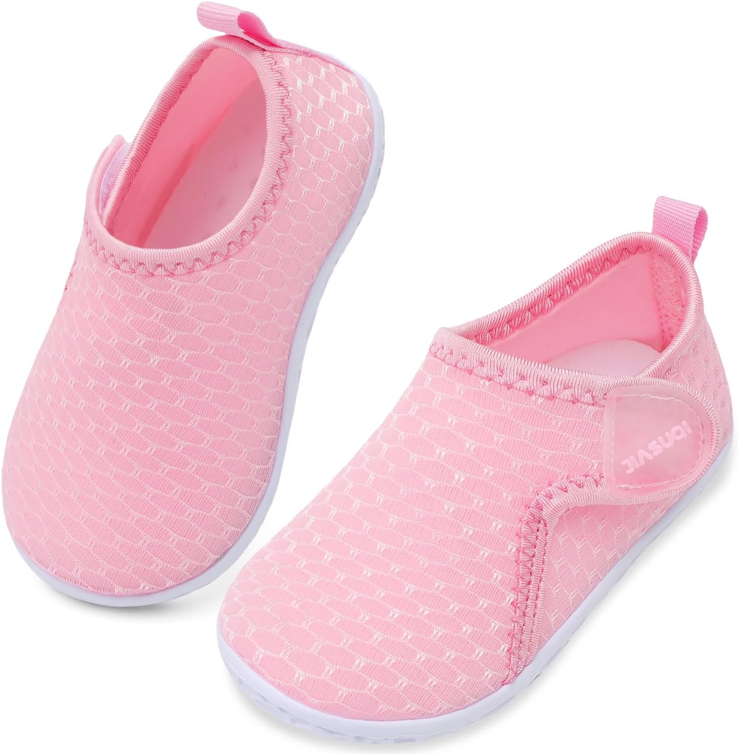 

Детские обувь для плавания JIASUQI для мальчиков и девочек, для бассейна, пляжа, прогулок, спортивные сандалии и кроссовки, розовый