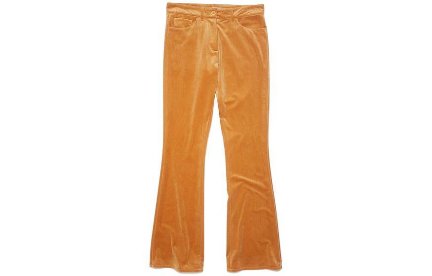 Женские повседневные брюки медово-желтого цвета Acne Studios, Honeys Yellow — фото 2