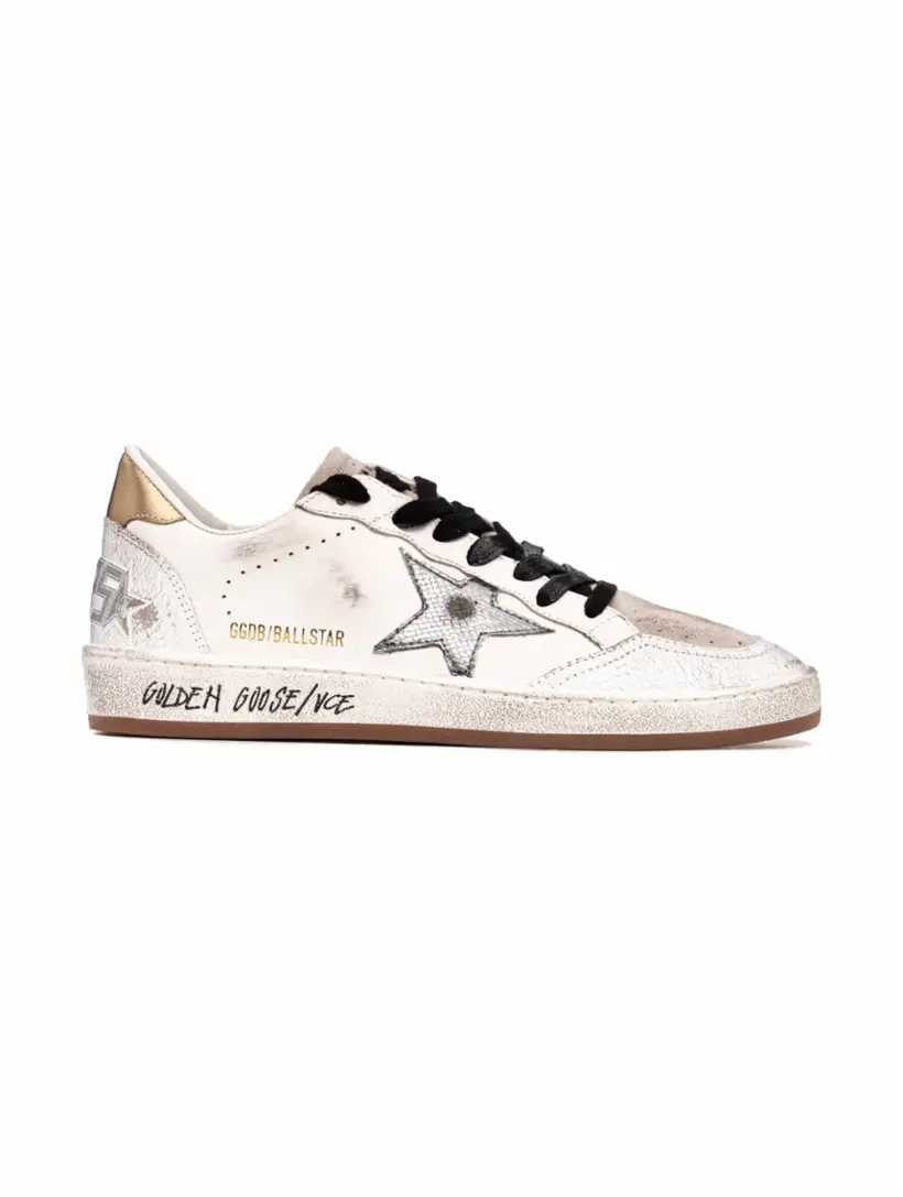 

Комбинированные кеды Ball Star Golden Goose, белый