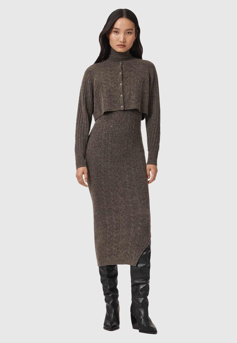 

Платье AllSaints SABINE, Fawn Brown/Brown