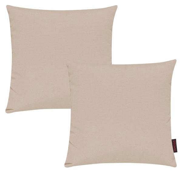 

Комплект из 2 чехлов на подушки Magma-Heimtex FINO, 40x1x40 см, бежевый