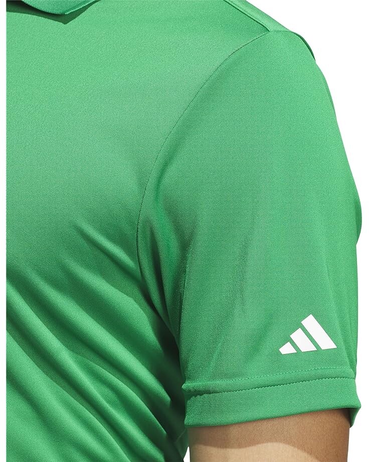 Поло adidas Golf adi Performance Short Sleeve, зеленый — фото 3
