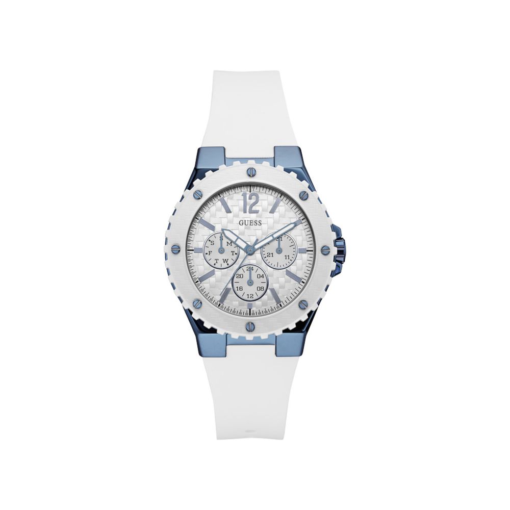 

Белые силиконовые часы GUESS