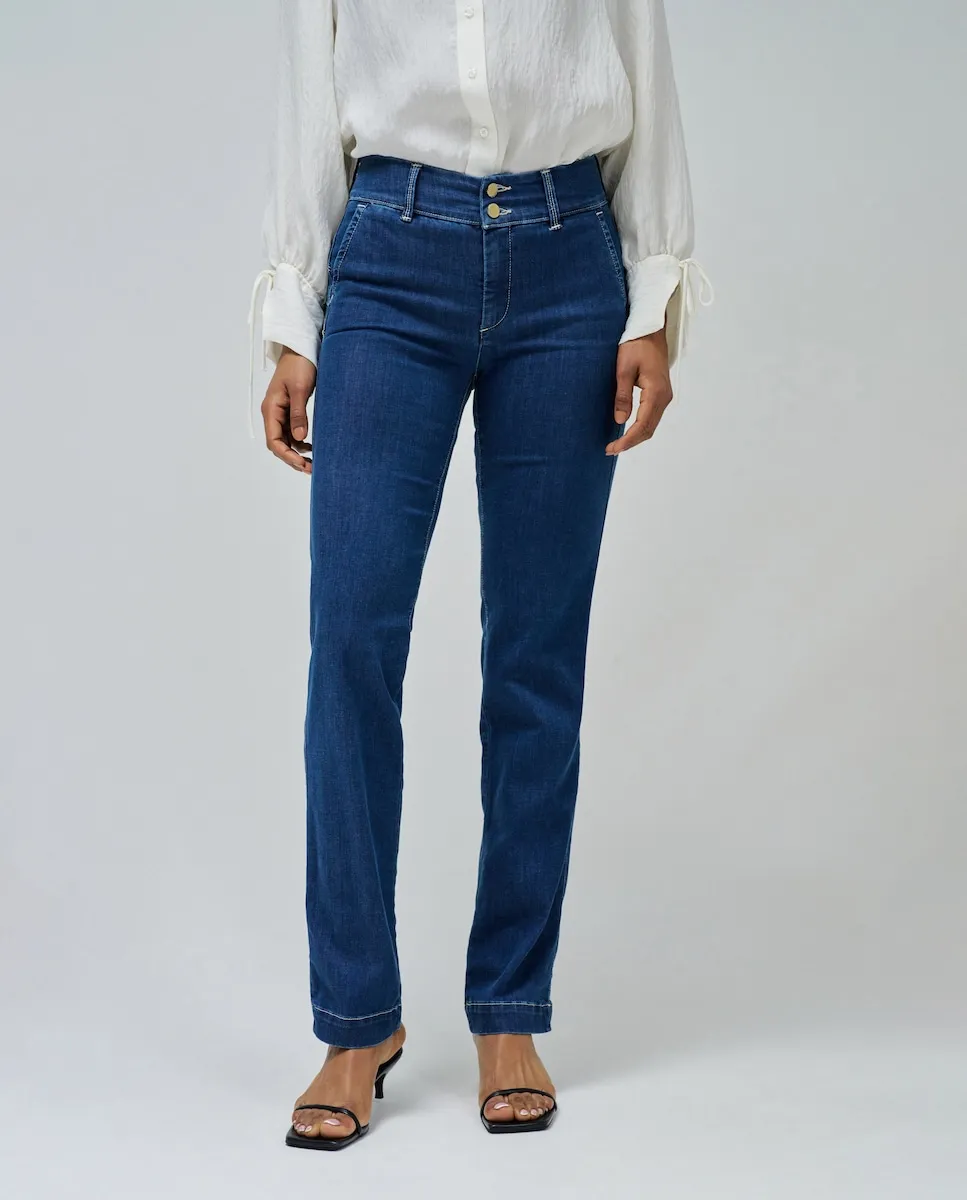 

Джинсы женские Secret Chino Push In Straight Salsa Jeans, синий