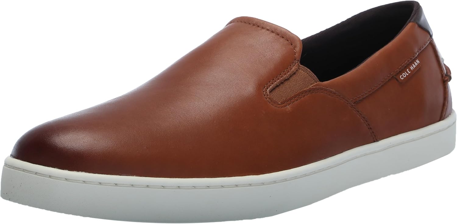 Мужские слипоны Cole Haan Nantucket Plain Toe Deck, бежевый/слоновая кость