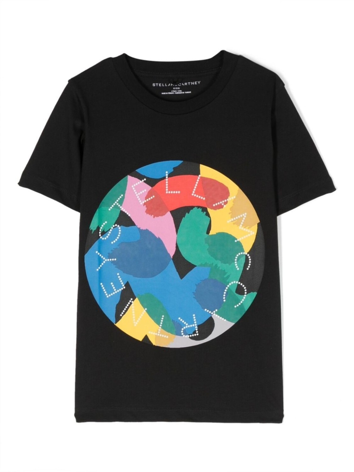 

Stella McCartney Kids футболка из органического хлопка с графичным принтом, черный