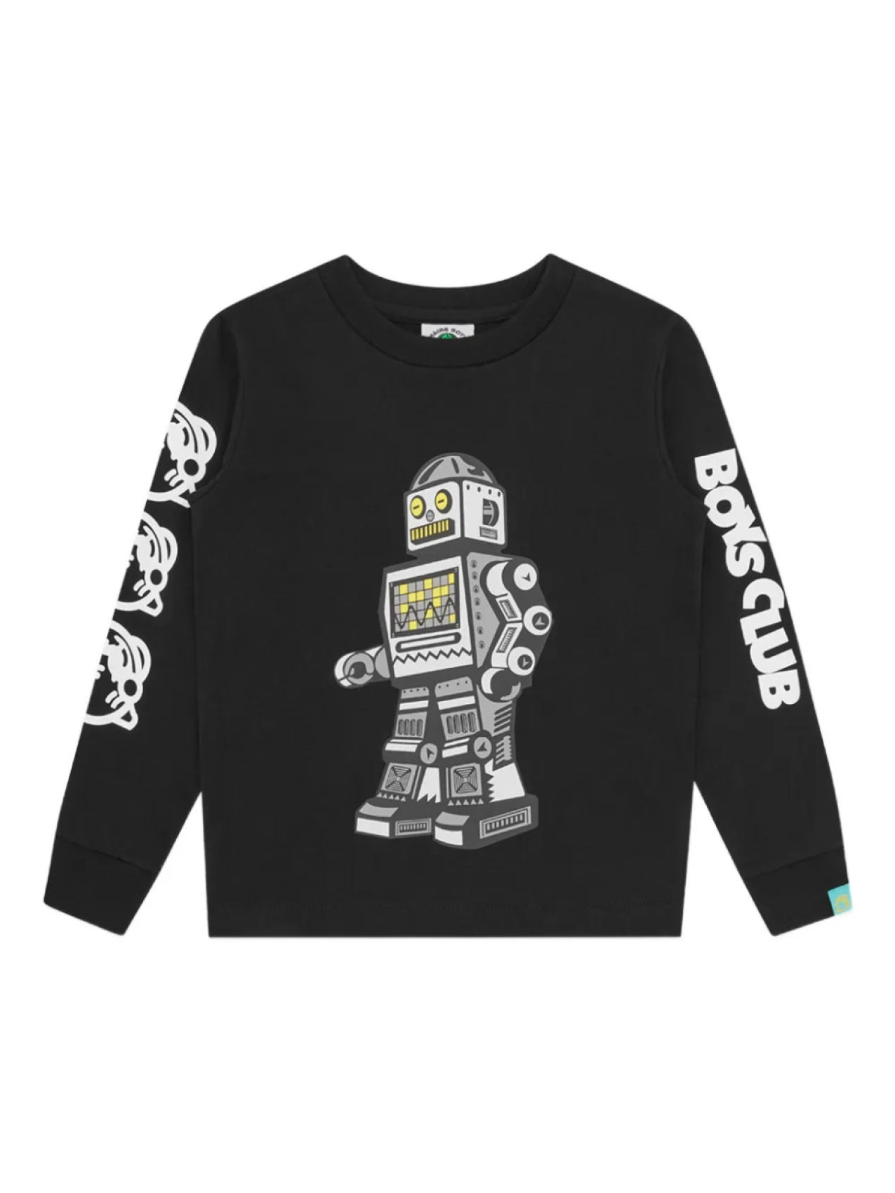 

Футболка с изображением шагающего робота Billionaire Boys Club Kids, черный
