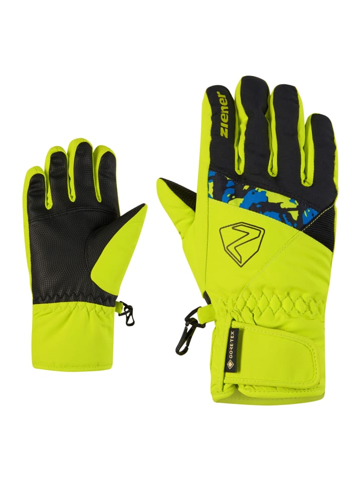 

Ziener Перчатки Leif-Z GTX Glove Junior неоново-желтого цвета