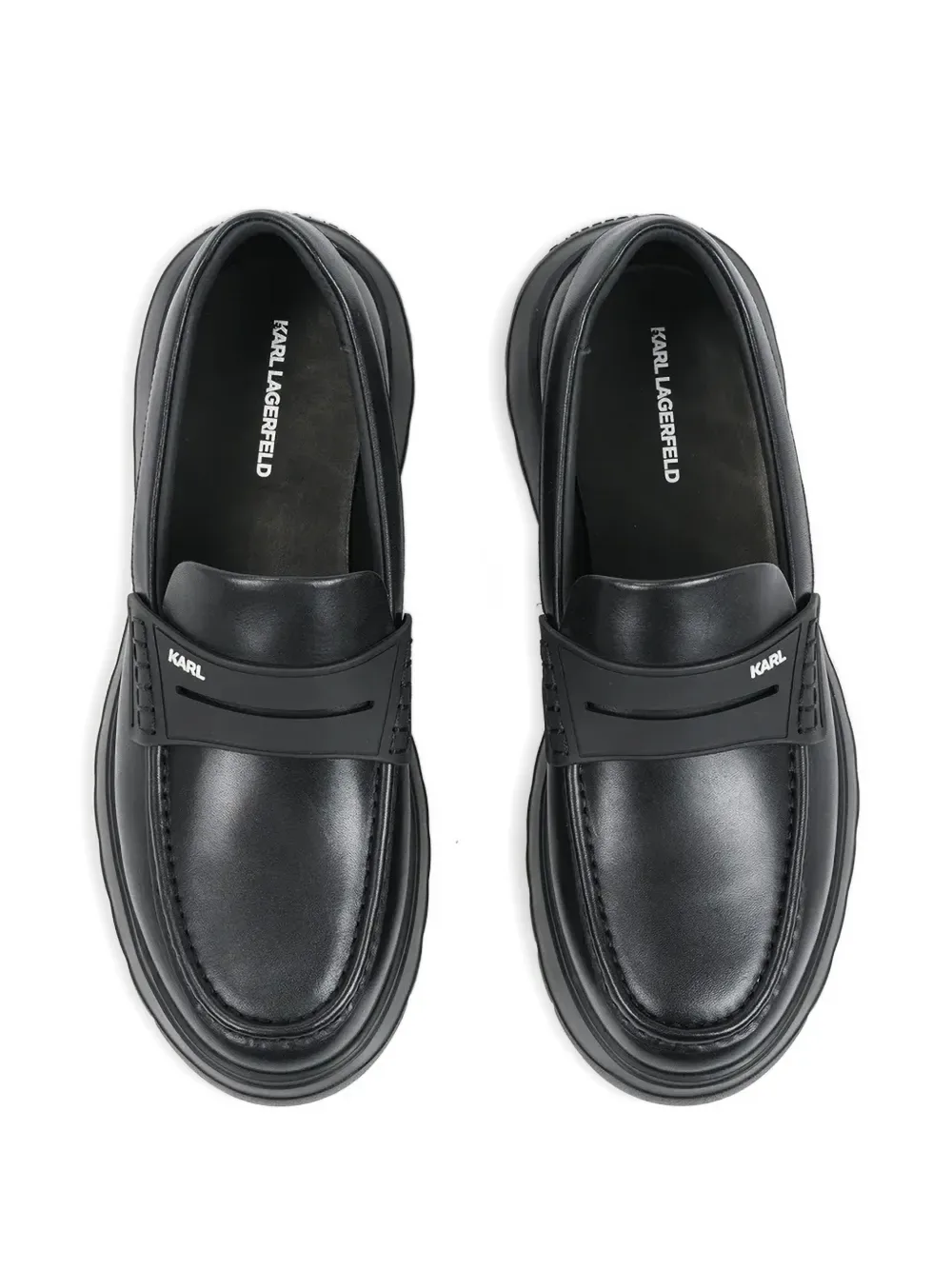 Лоферы Keaton Saddle KARL LAGERFELD, черный — фото 4