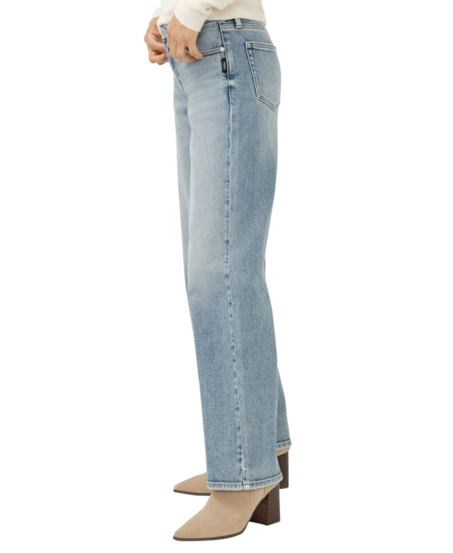 Женские свободные джинсы прямого кроя с низкой посадкой Silver Jeans Co, Grove — фото 2
