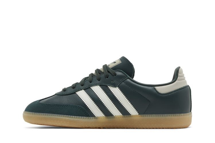 Кроссовки adidas Samba OG J Mineral Green, зеленый — фото 3