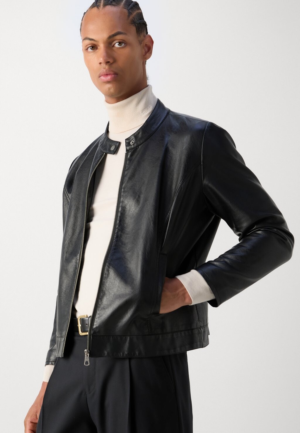 

Кожаная куртка Jacket Lindbergh, черный