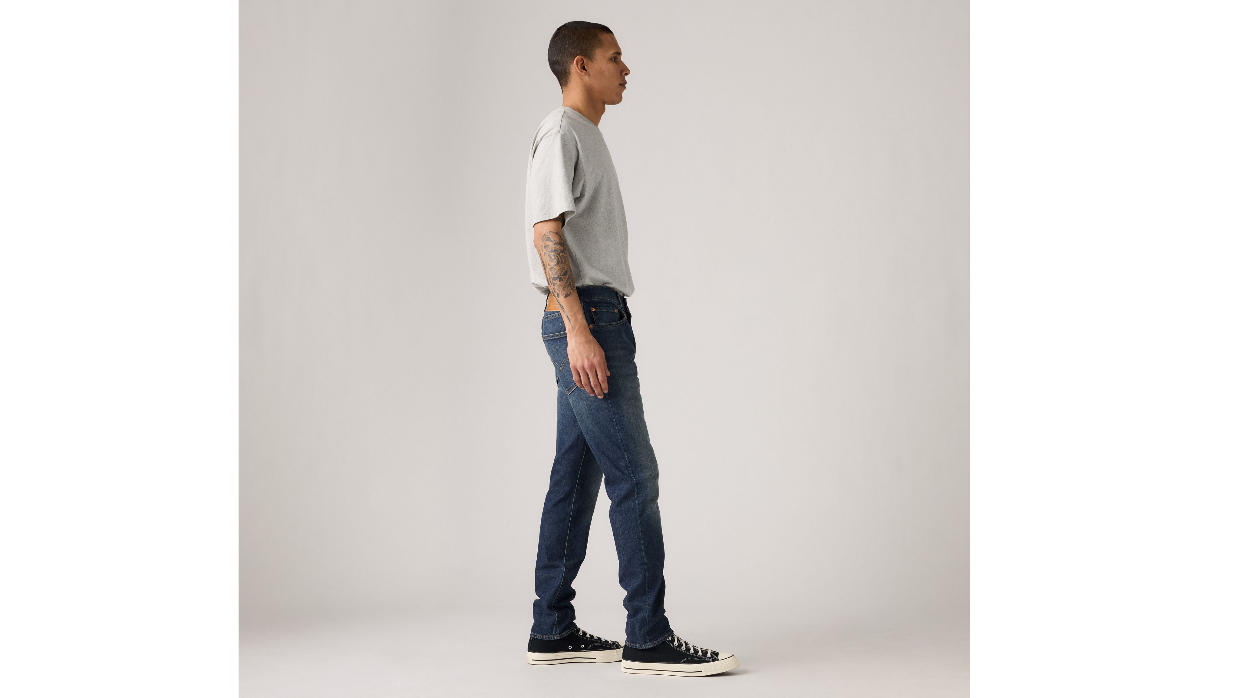 512 Узкие зауженные мужские джинсы Levi's, Breaking News - Dark Wash — фото 4