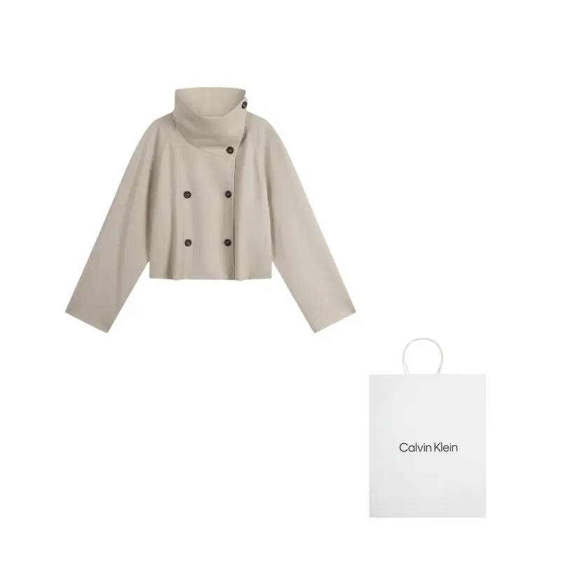 

Calvin Klein Тренчкот женский, NSU-Light Apricot